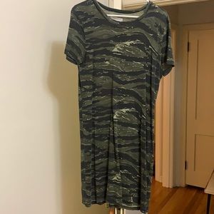Current/Elliot camo t-shirt dress
